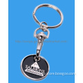 Metal Trlolly Coin keychain